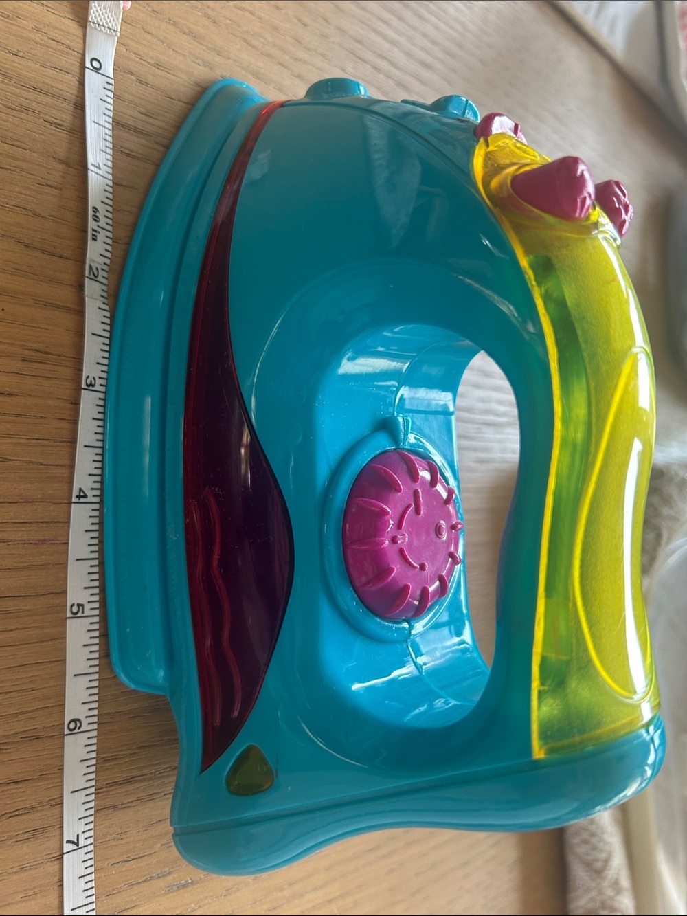 Kids Toy Play Iron in Blue, Yellow & Pink - Pretend Play